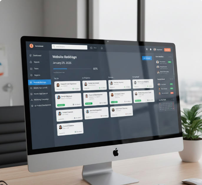 Plateforme de gestion de projet collaborative